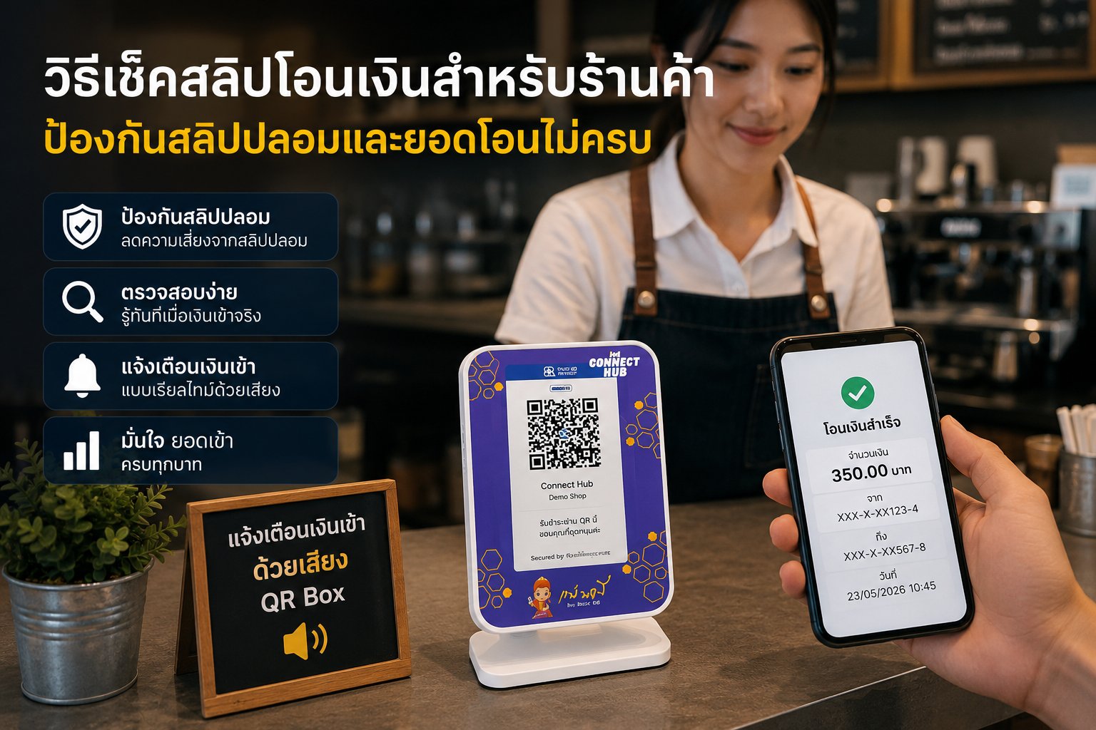 วิธีเช็คสลิปโอนเงินสำหรับร้านค้า ป้องกันสลิปปลอมและยอดโอนไม่ครบ